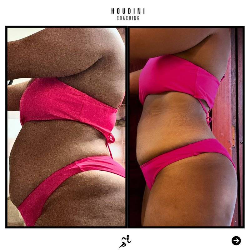 Avant / après cliente