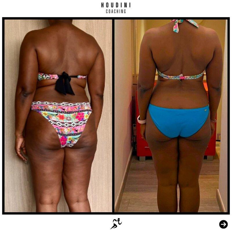 Avant / après cliente